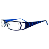 SAFARI Clear Square 90s Glasses | Premium | *As Seen On: Doechii*Blue-Giant Vintage Eyewear