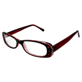 SATELLITE Small Clear Rectangular 90s GlassesCherry-Giant Vintage Eyewear