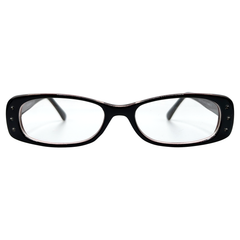 SATELLITE Small Clear Rectangular 90s Glasses-Giant Vintage Eyewear