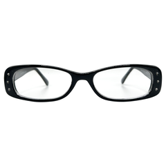 SATELLITE Small Clear Rectangular 90s Glasses-Giant Vintage Eyewear
