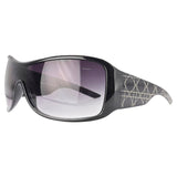 SATIN Oversized ShieldBlack/Smoke-Giant Vintage Eyewear