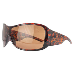 SATIN Oversized ShieldTortoise-Giant Vintage Eyewear