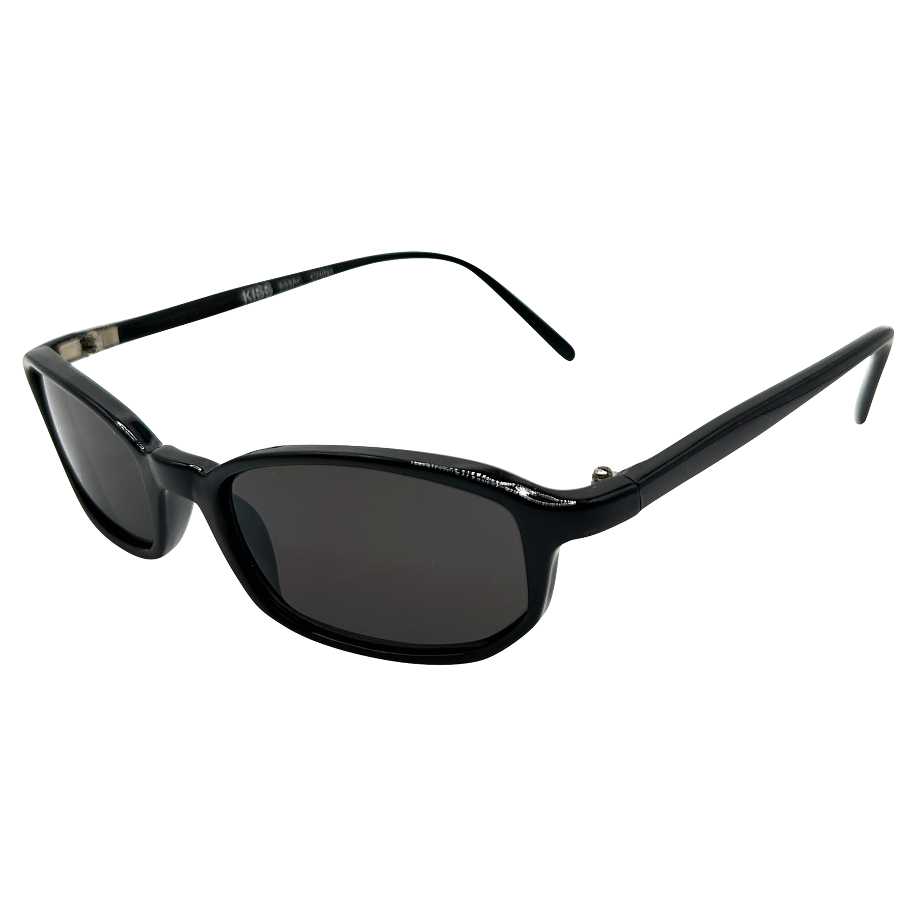 Black square 90s 2024 vintage logo sunglasses