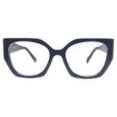 SHIRLEY TEMPLE Oversized Clear GlassesBlack-Giant Vintage Eyewear