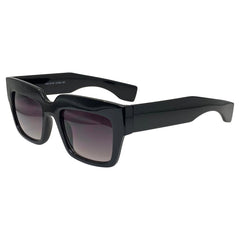 square vintage sunglasses with a mod style
