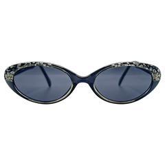 SISSY Sparkly Cat-Eye SunglassesCharcoal-Giant Vintage Eyewear