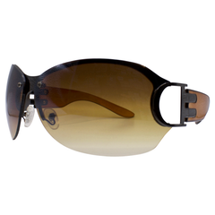 SMALLZ Shield SunglassesBrown Jelly/Amber-Giant Vintage Eyewear