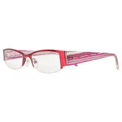 SMARTS Slim Clear GlassesRed/Pink-Giant Vintage Eyewear