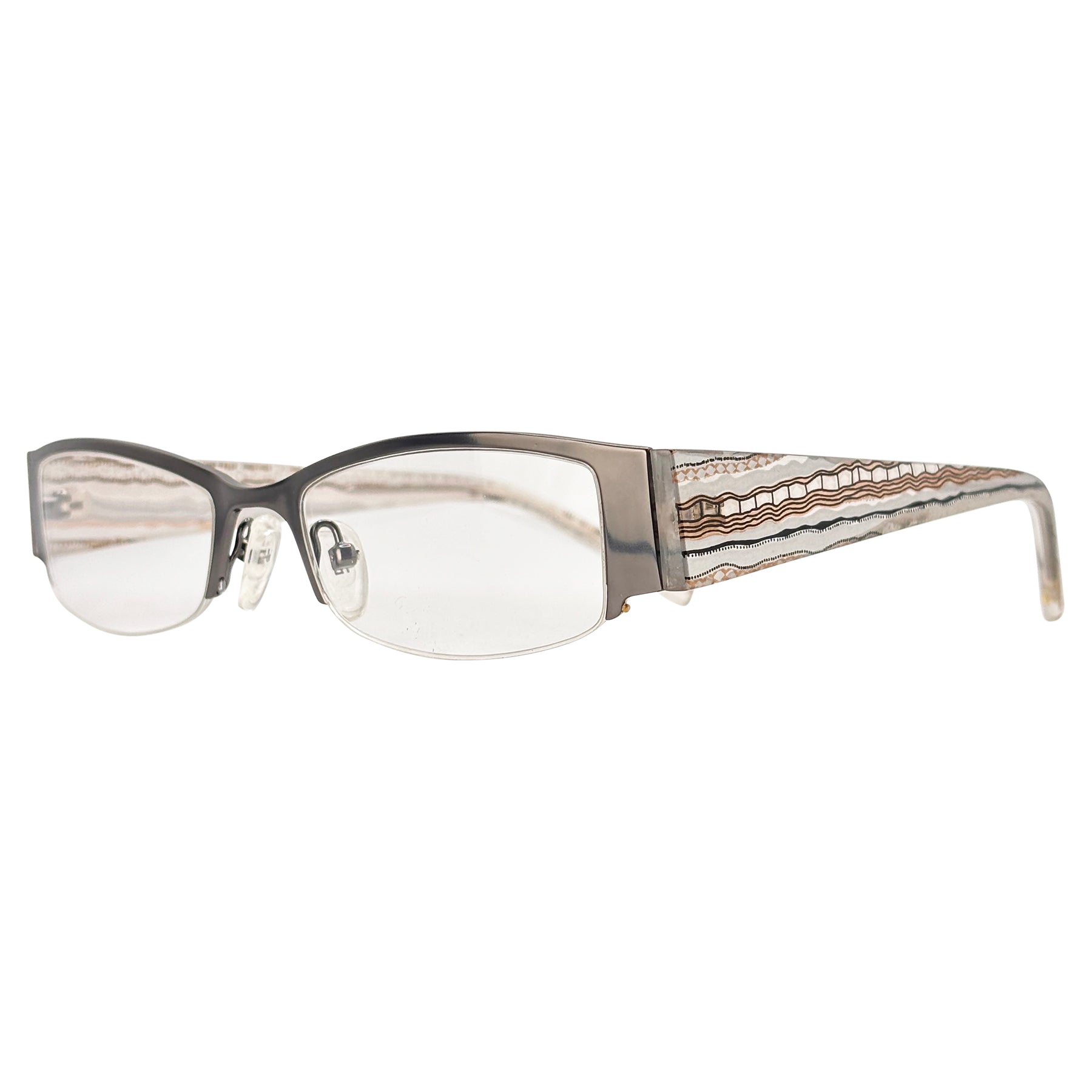 SMARTS Slim Clear GlassesGunmetal-Giant Vintage Eyewear