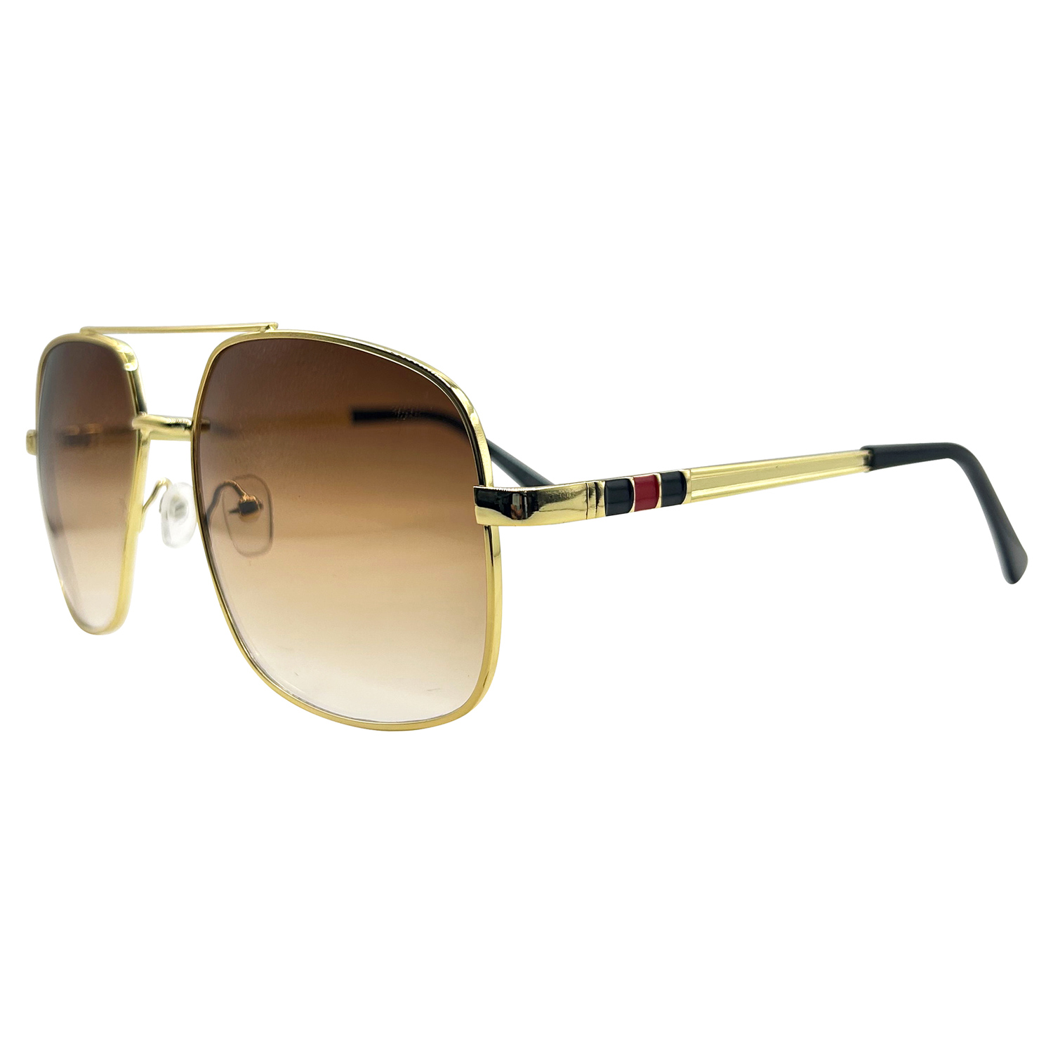 SOAR Retro Square Aviator Sunglasses-Giant Vintage Eyewear
