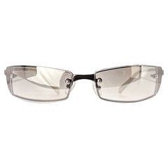 SPENDER Y2K SunglassesSilver/Grey Flash-Giant Vintage Eyewear