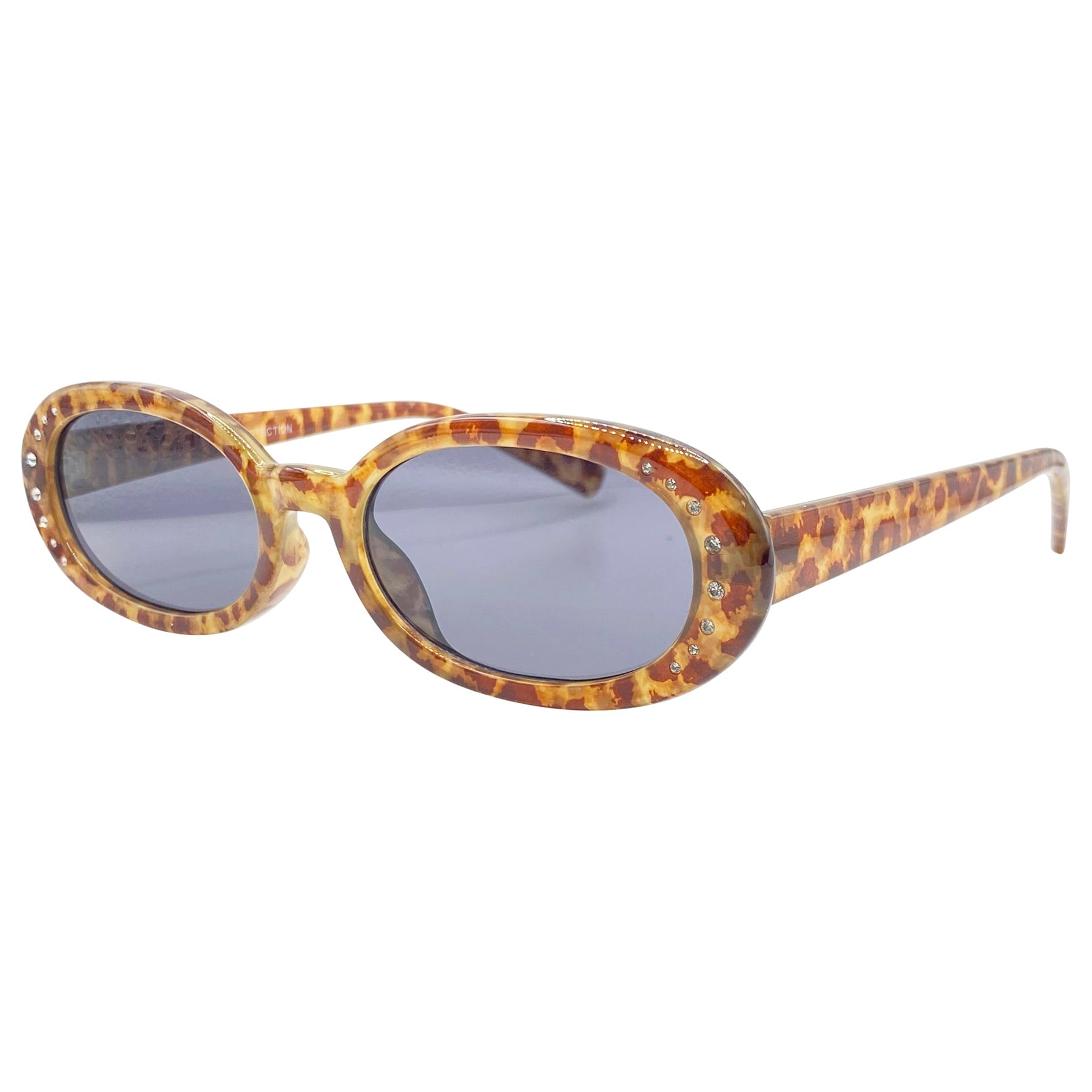 90s style animal print funky sunglasses