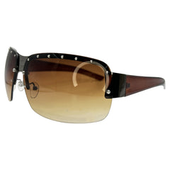 STARDOM Y2K Rimless Shield Sunglasses-Giant Vintage Eyewear