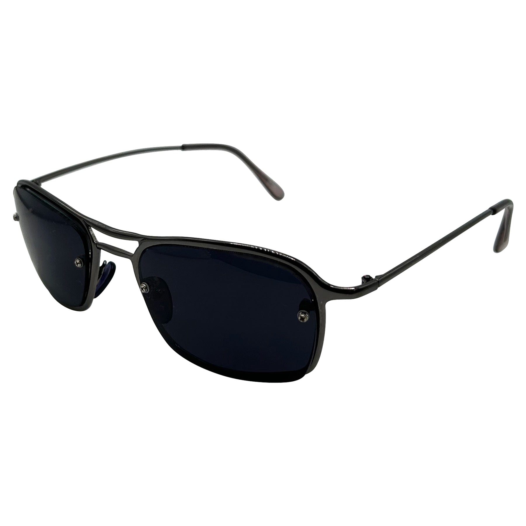 STROBE Super Dark Aviator Y2K Sunglasses
