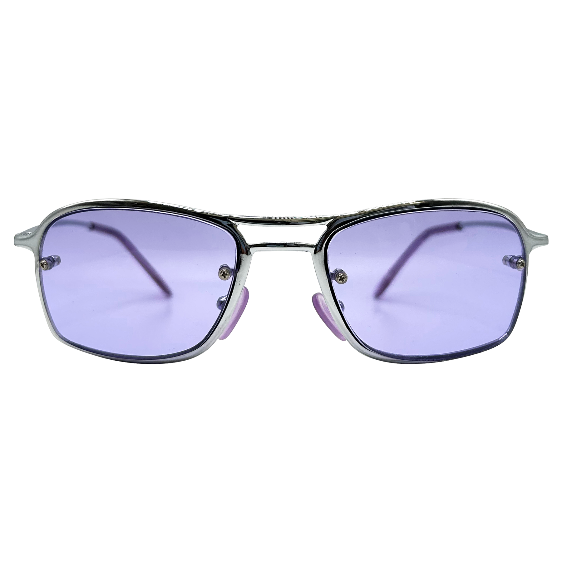 STROBE Purple Aviator Y2K Sunglasses