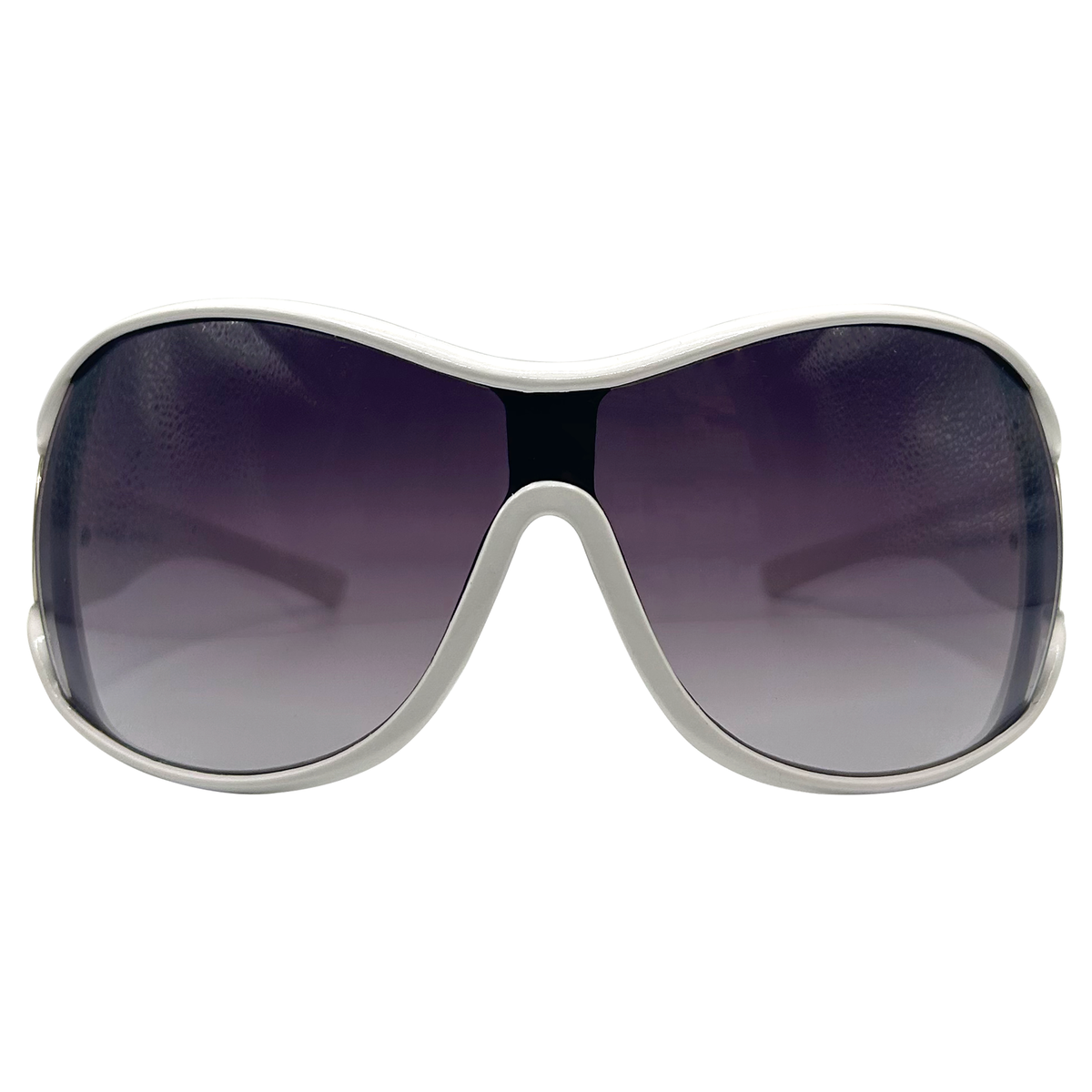 Shop Stunt Shield Y2K Vintage Fashion Sunglasses Black/Super Dark