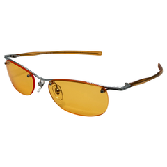 SUMMER CAMP Rimless Y2K SunglassesOrange-Giant Vintage Eyewear