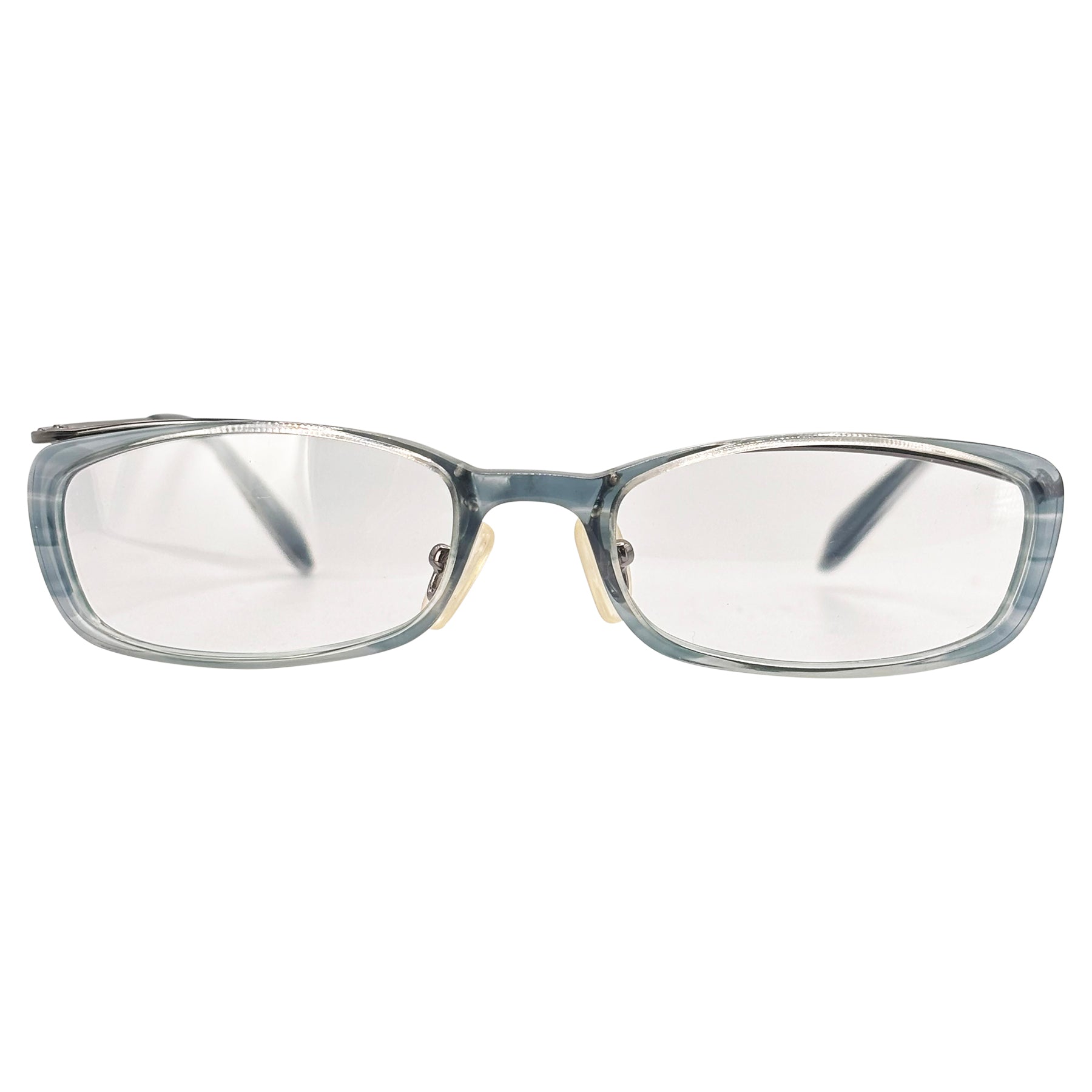 SUN KISSED Office Siren GlassesGunmetal/Blue-Giant Vintage Eyewear