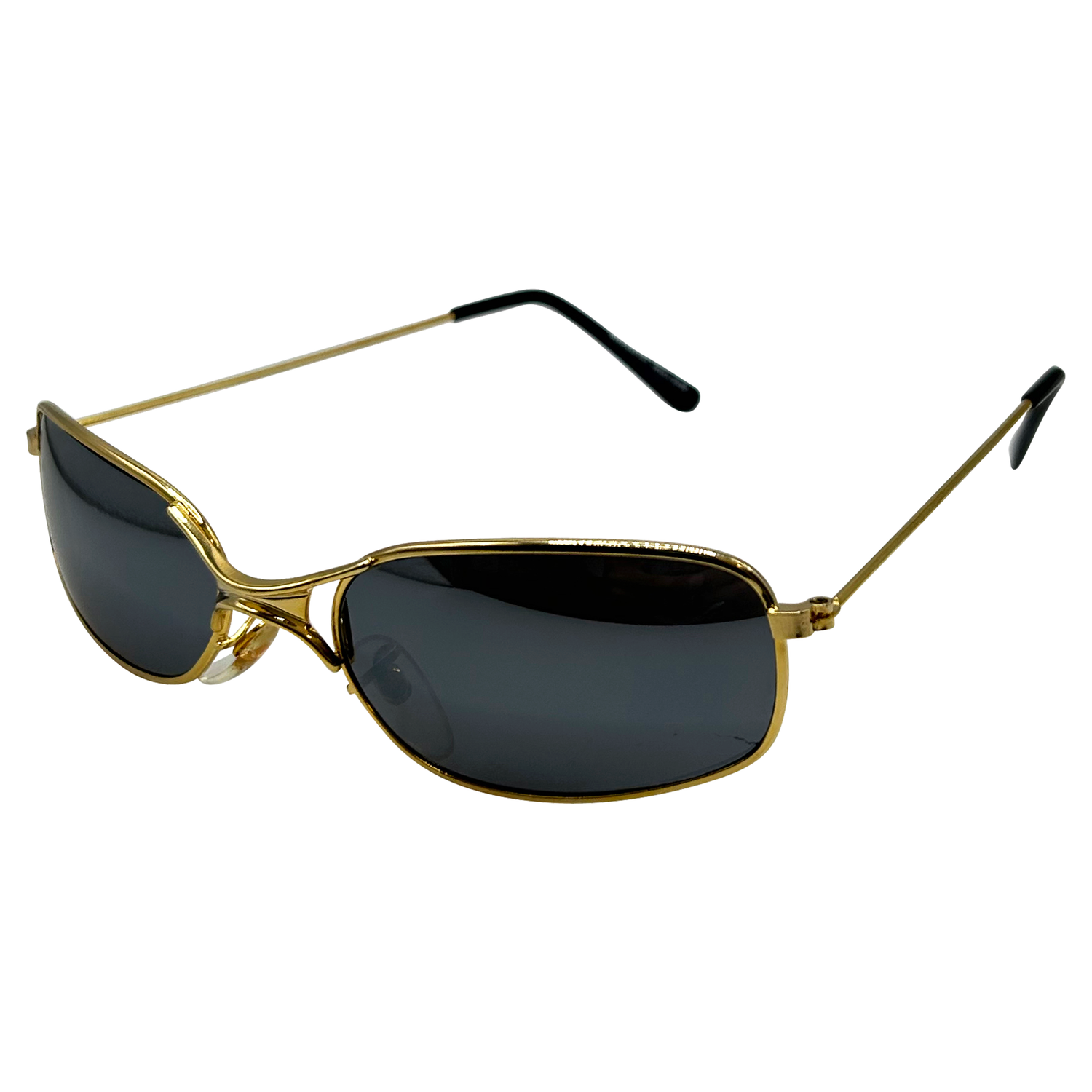 SUPERNOVA Square 90s SunglassesGold-Giant Vintage Eyewear