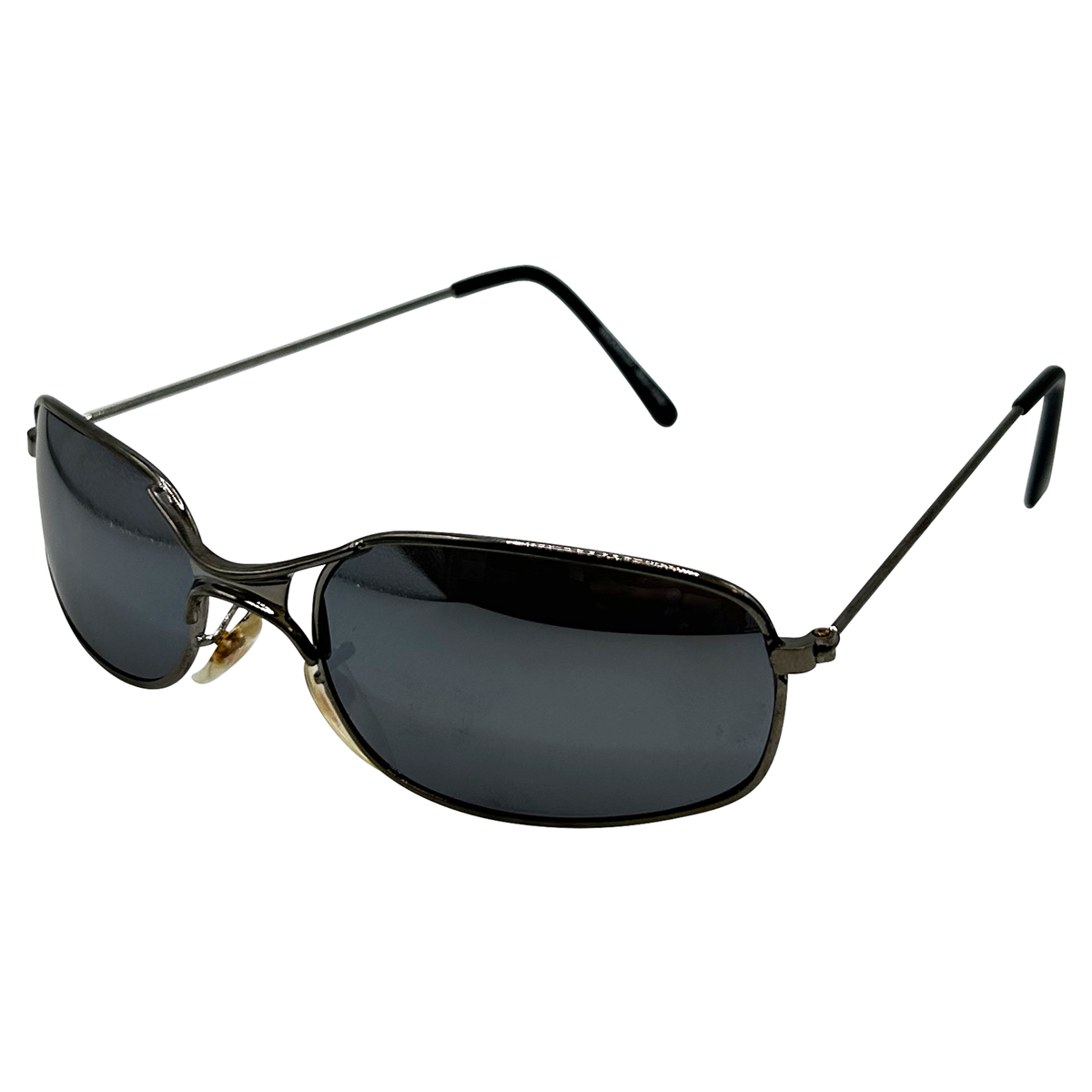 SUPERNOVA Square 90s SunglassesGunmetal-Giant Vintage Eyewear