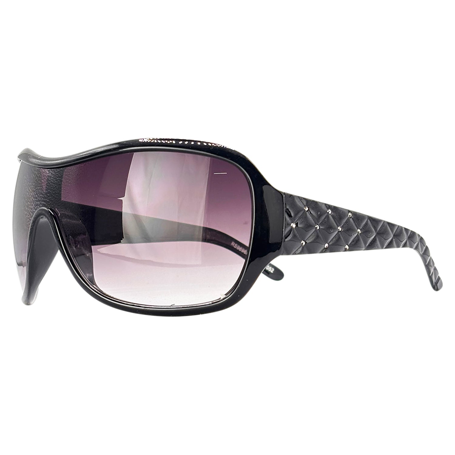 SWEET 16 Shield SunglassesBlack/Smoke-Giant Vintage Eyewear