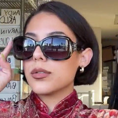 PAPARAZZI Square Y2K Sunglasses-Giant Vintage Eyewear