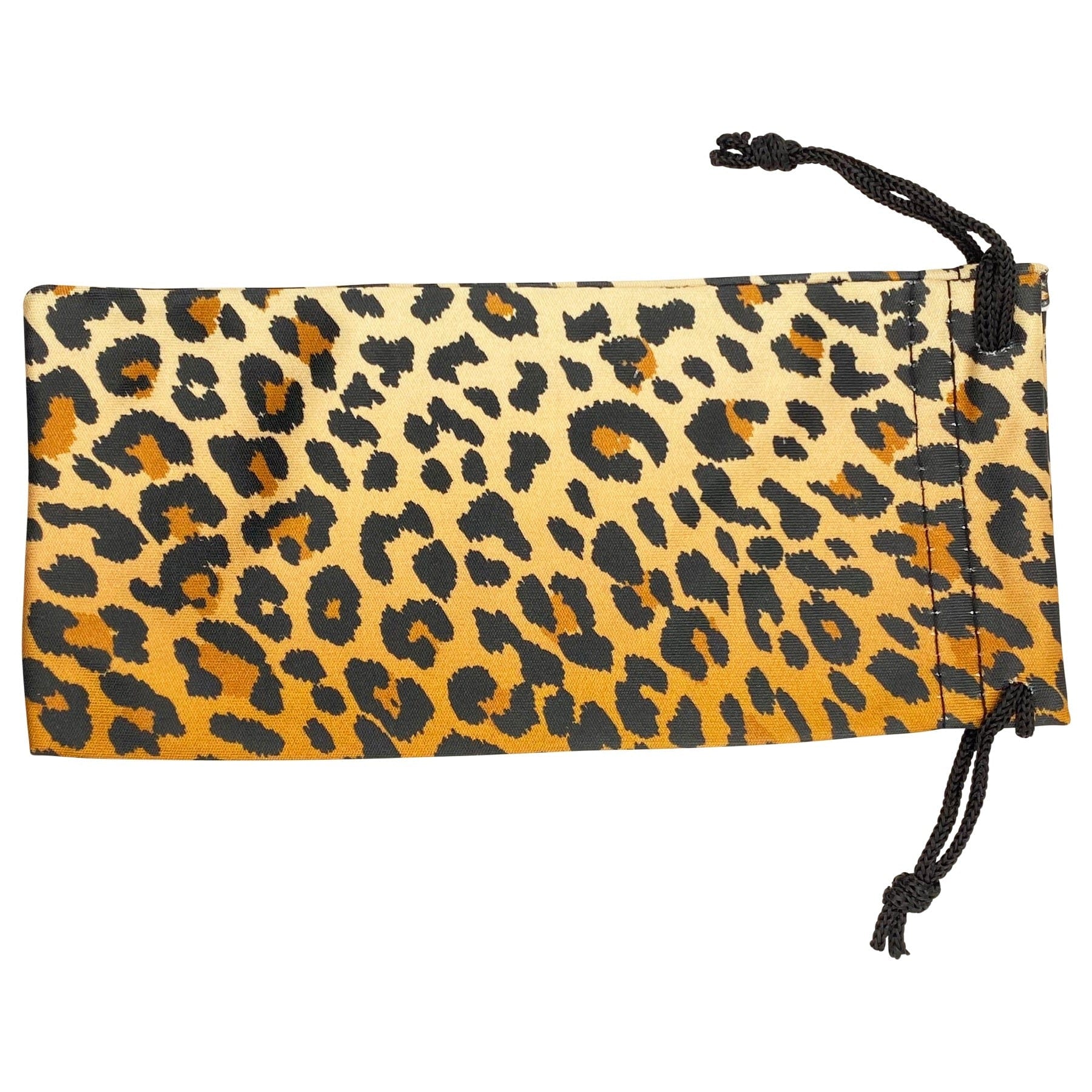 Animal Print Soft Reusable Sunglasses Pouch with Drawstring