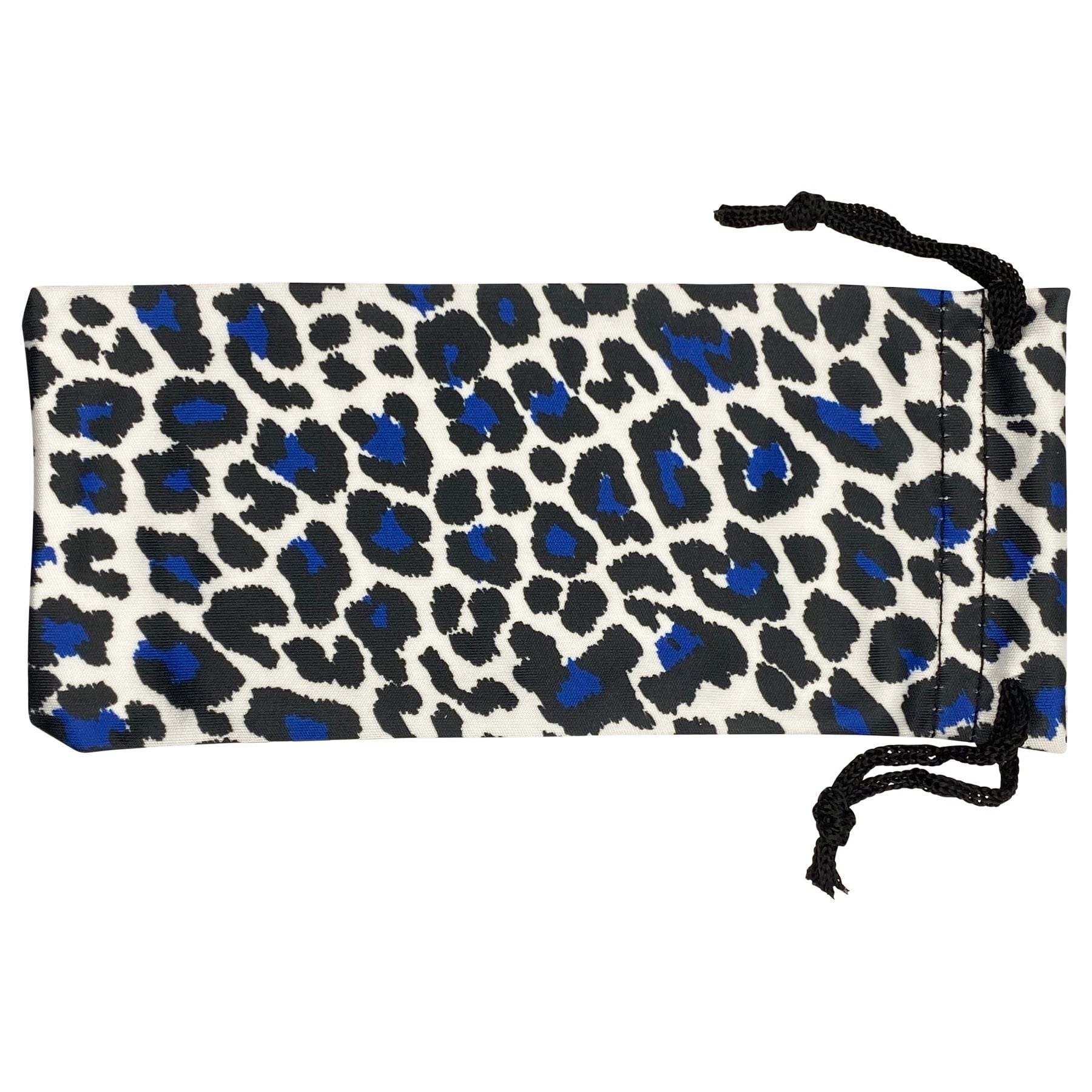Animal Print Soft Reusable Sunglasses Pouch with Drawstring