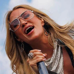 FILLMORE Steel/Rose Limited Edition Giant Vintage Original | Luxe | *As Seen On: Carrie Underwood*-Giant Vintage Eyewear