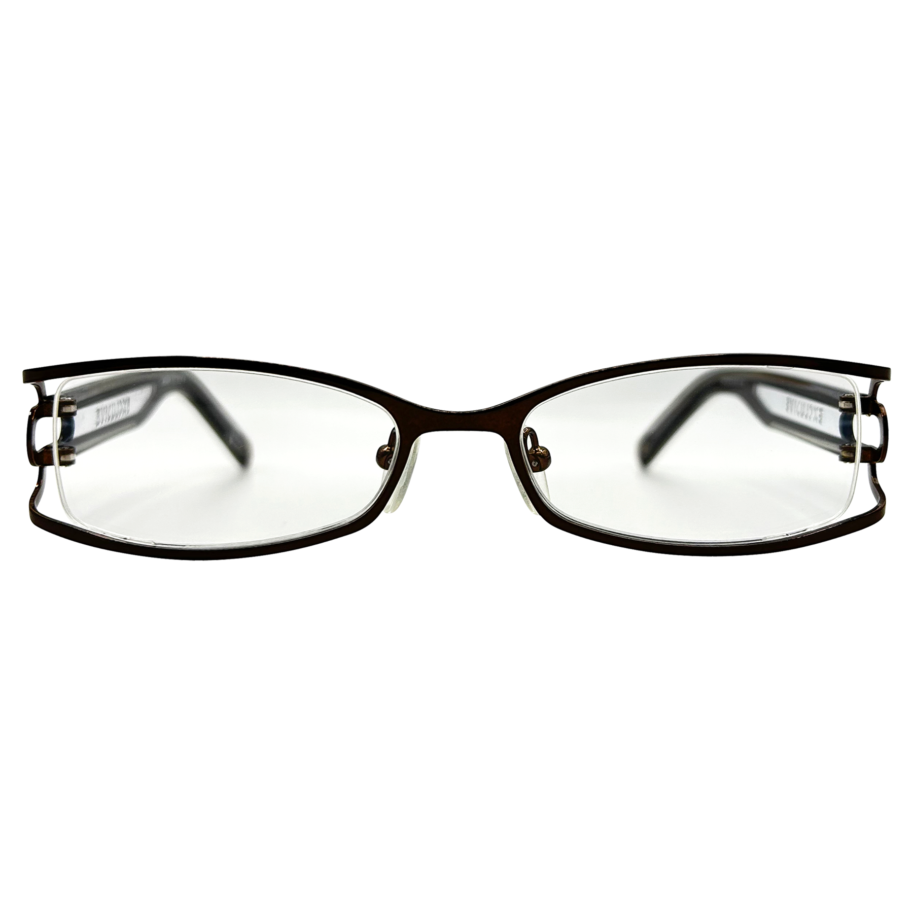 vintage clear glasses