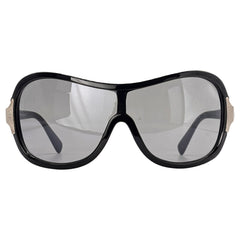 TOOTSIE Shield SunglassesBlack/Super Dark-Giant Vintage Eyewear