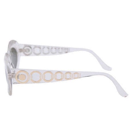 TOYLAND Crystal Cat-Eye Sunglasses