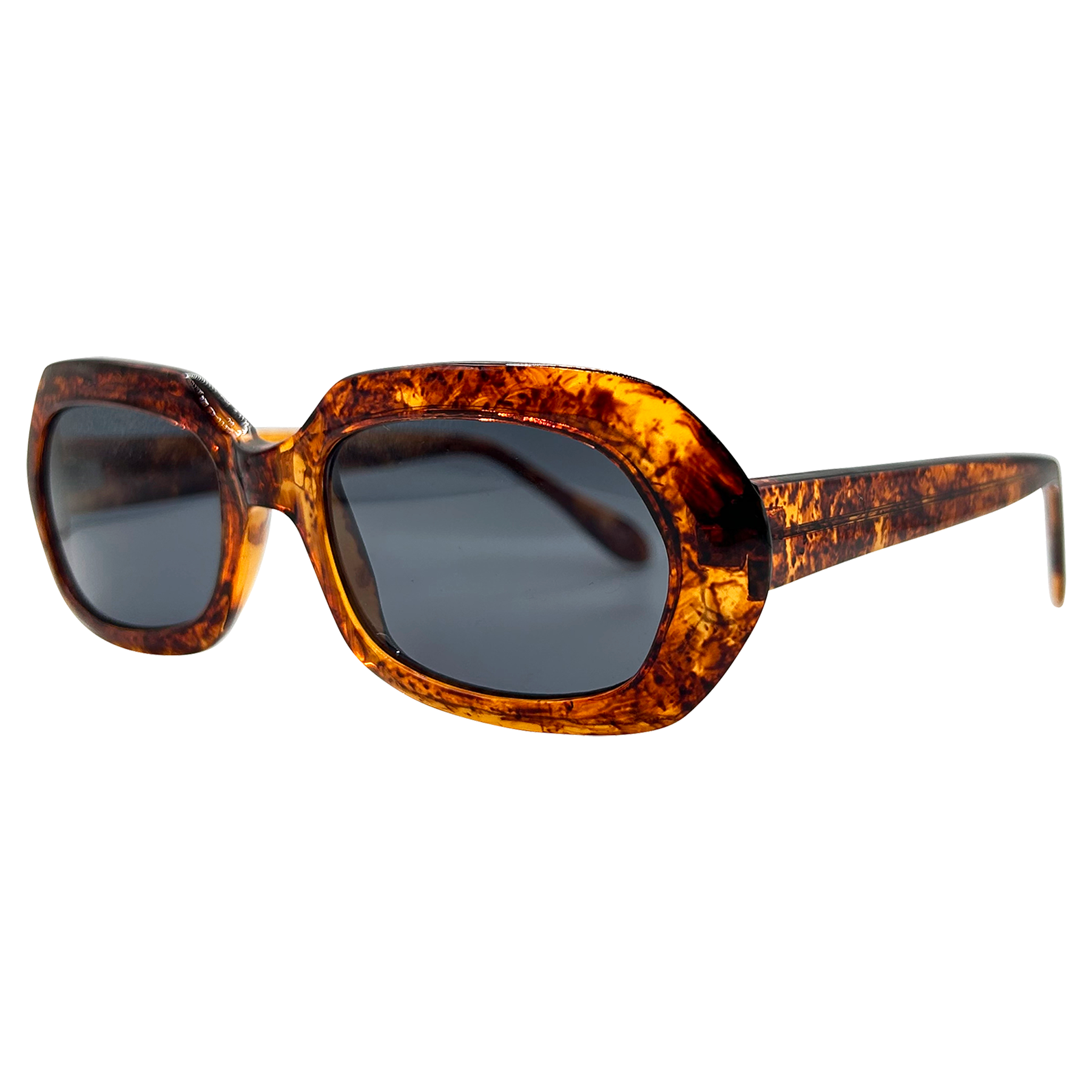 TUESDAY Calico/Super Dark Mod Sunglasses