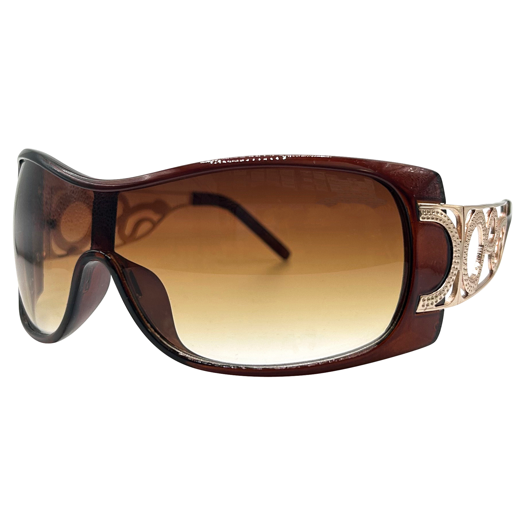 TURBULENCE Shield Sunglasses With Snake Detail