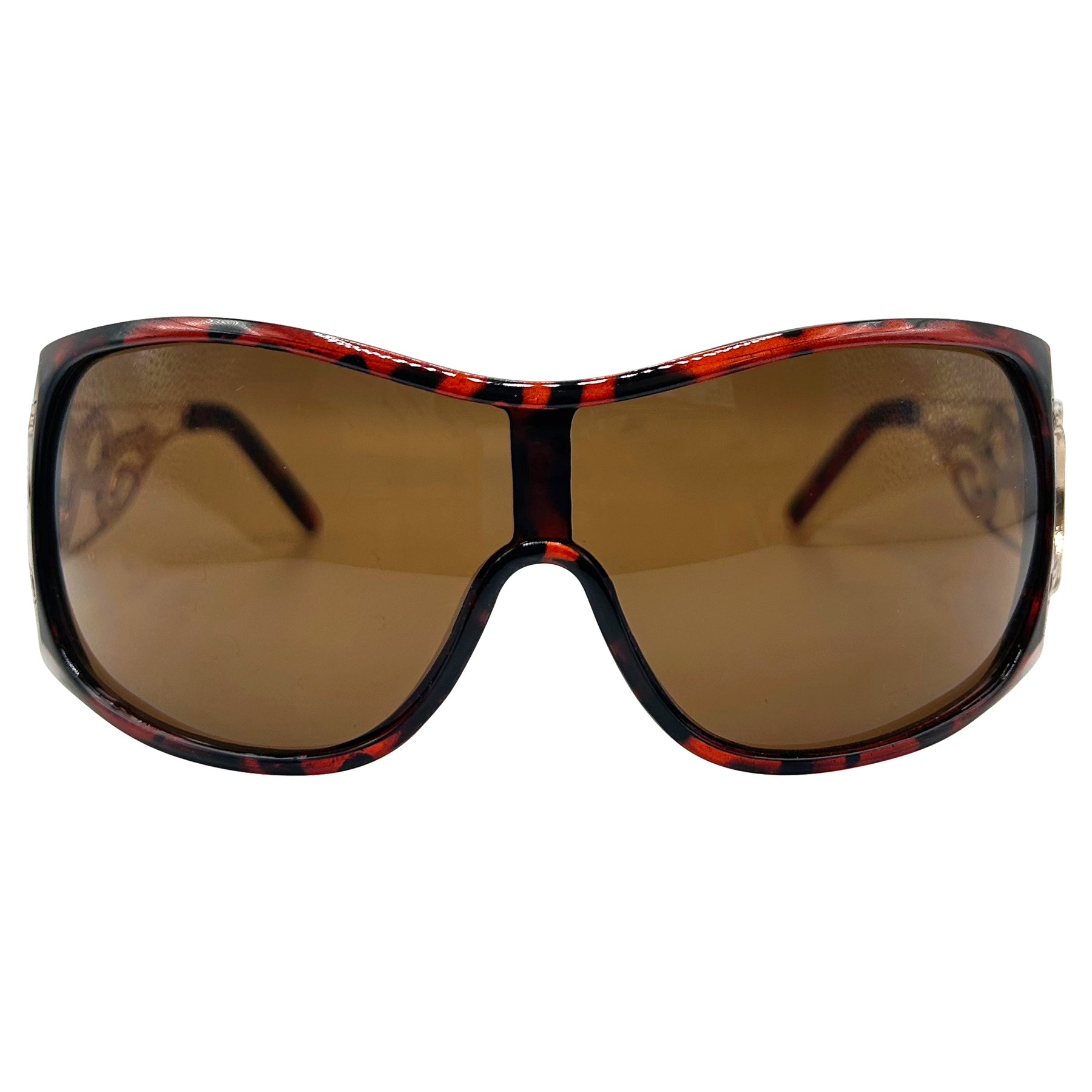 TURBULENCE Shield Sunglasses With Snake Detail