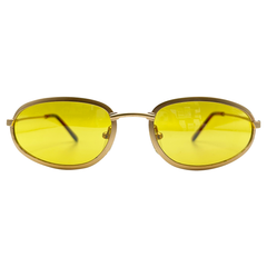 TWEETY Round Sunglasses | Blue-Blocker | Night Driving-Giant Vintage Eyewear