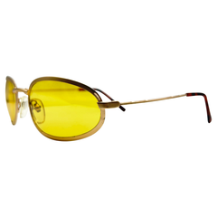 TWEETY Round Sunglasses | Blue-Blocker | Night DrivingGold-Giant Vintage Eyewear
