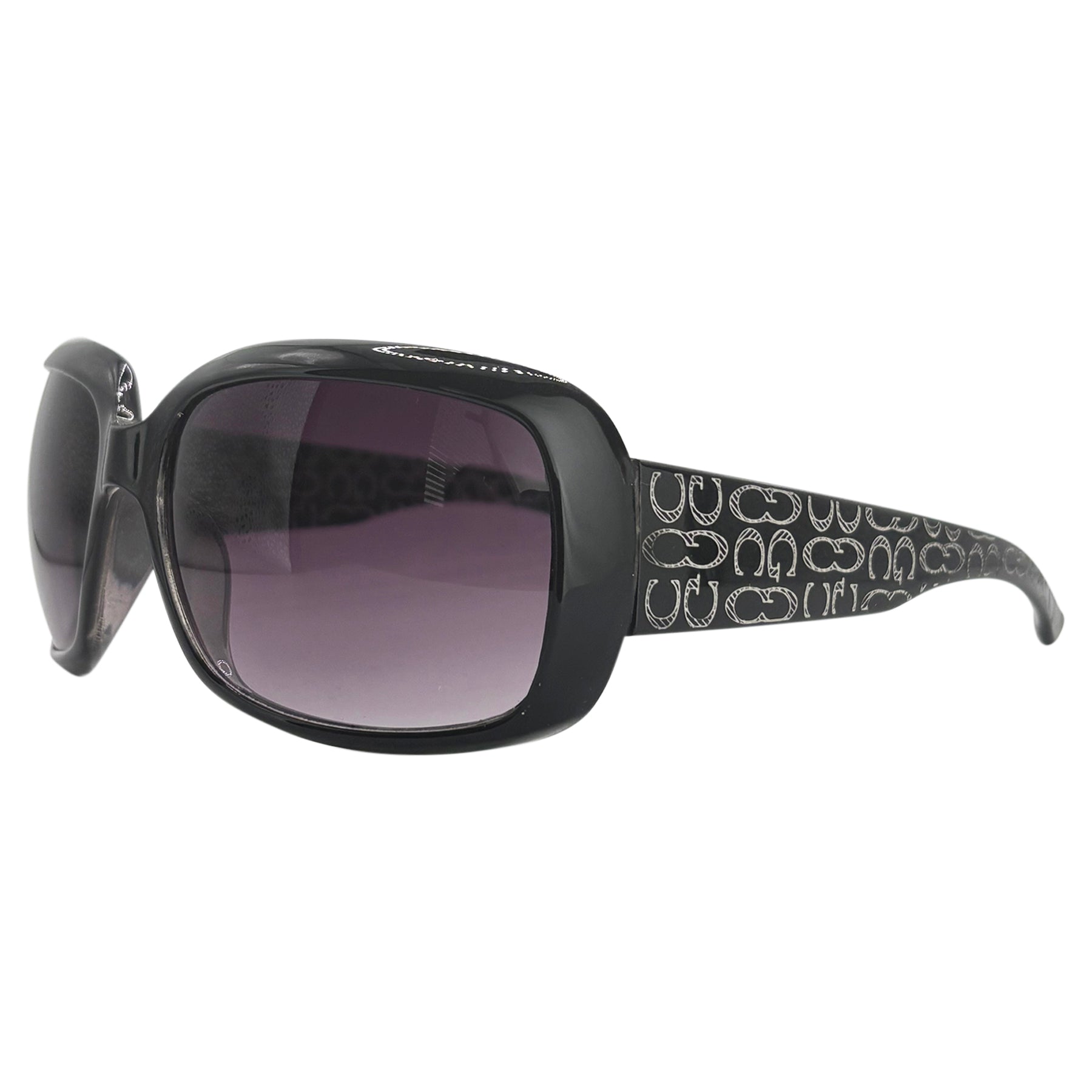 TROPHY WIFE Y2K Shield Sunglasses-Giant Vintage Eyewear
