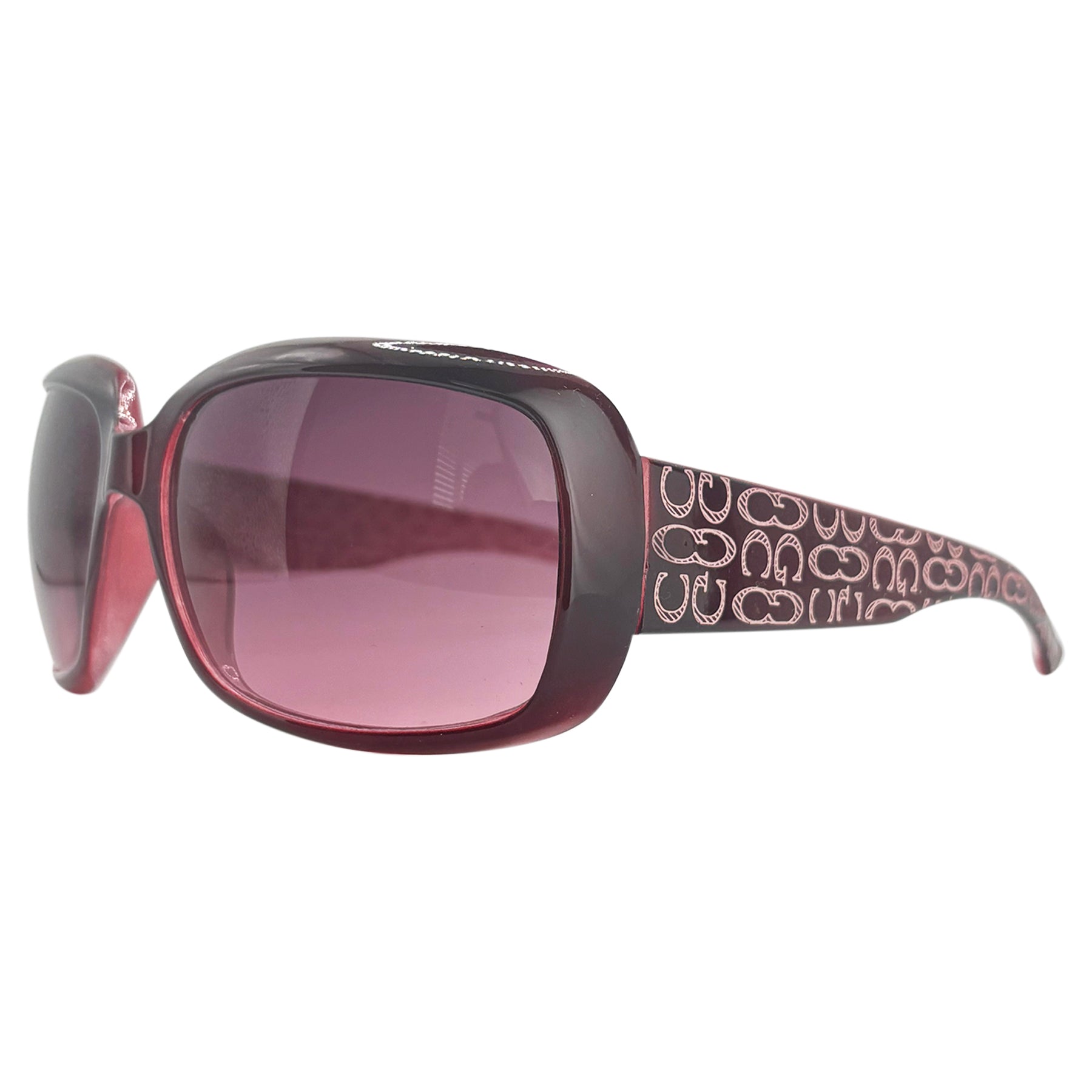 TROPHY WIFE Y2K Shield Sunglasses-Giant Vintage Eyewear