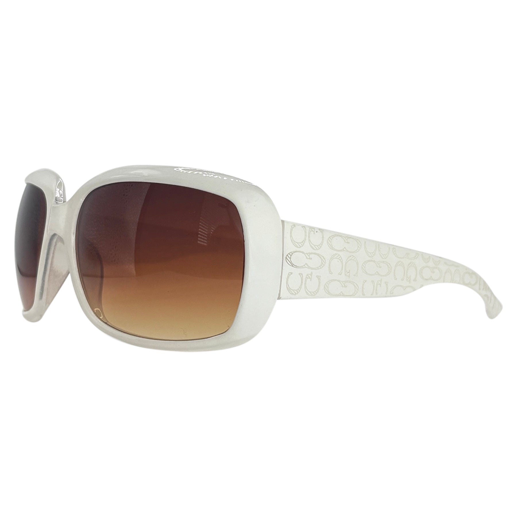 TROPHY WIFE Y2K Shield Sunglasses-Giant Vintage Eyewear