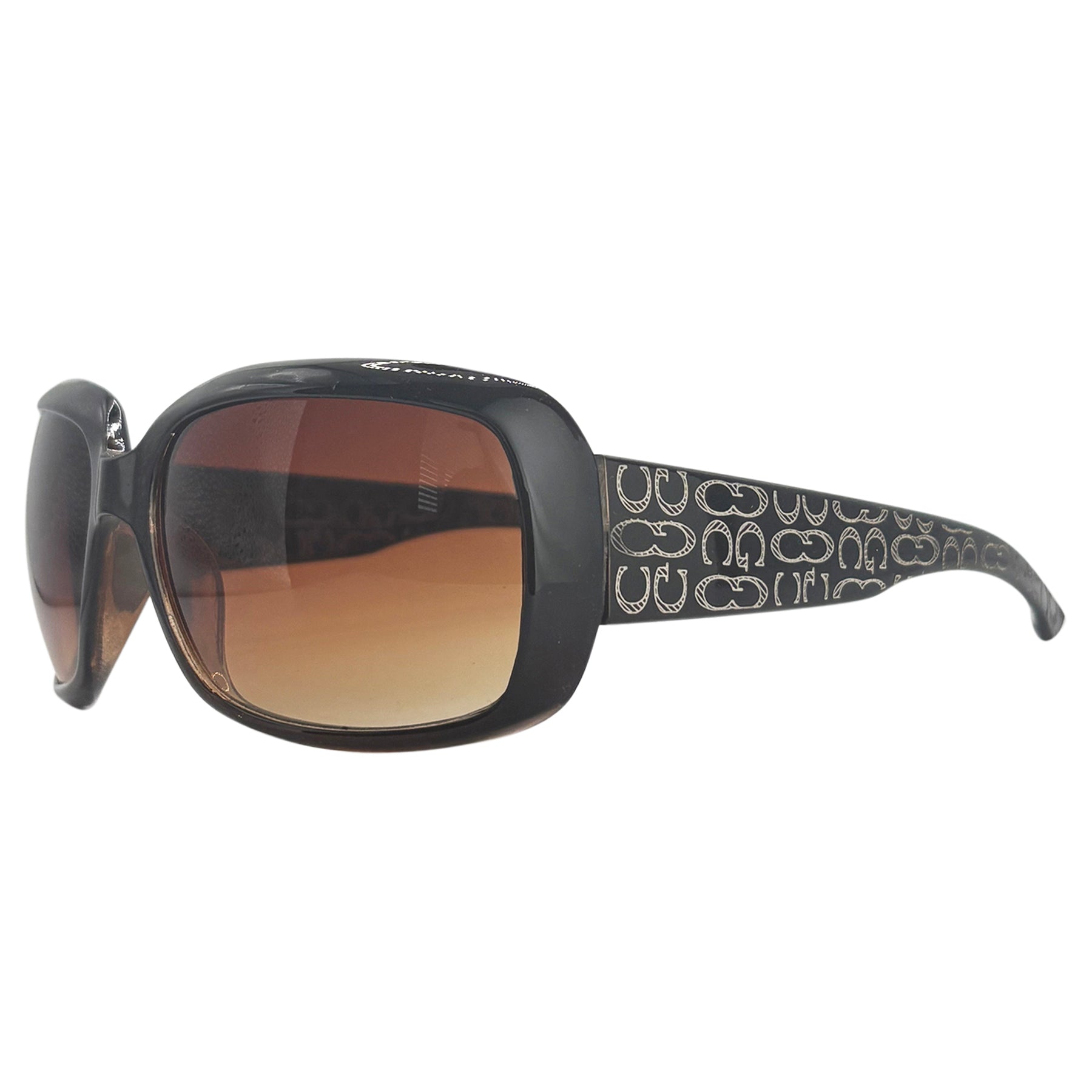 TROPHY WIFE Y2K Shield Sunglasses-Giant Vintage Eyewear