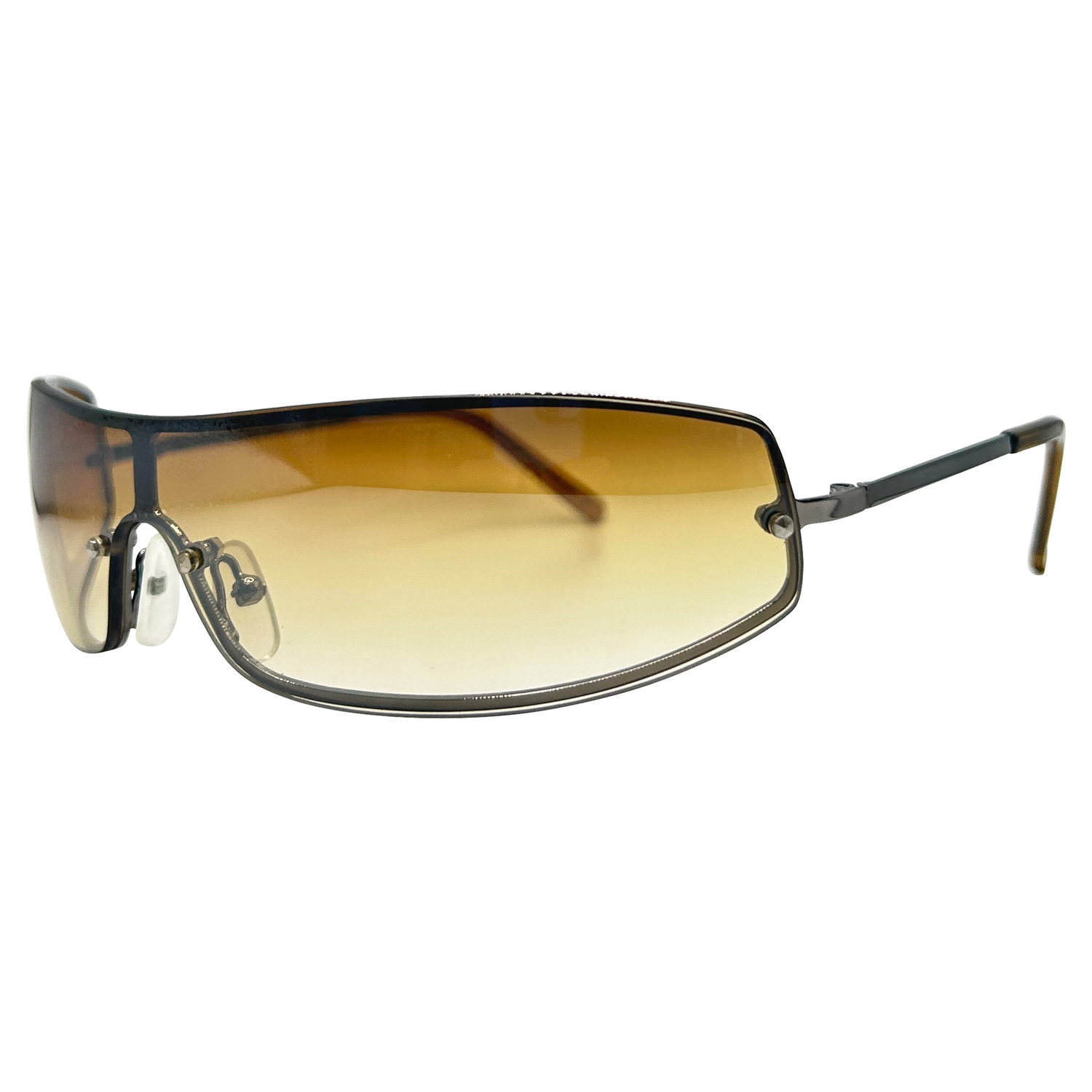 UNDERCOVER Futuristic Wraparound Sunglasses-Giant Vintage Eyewear