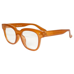 clear blueblockers with a vintage inspired frame