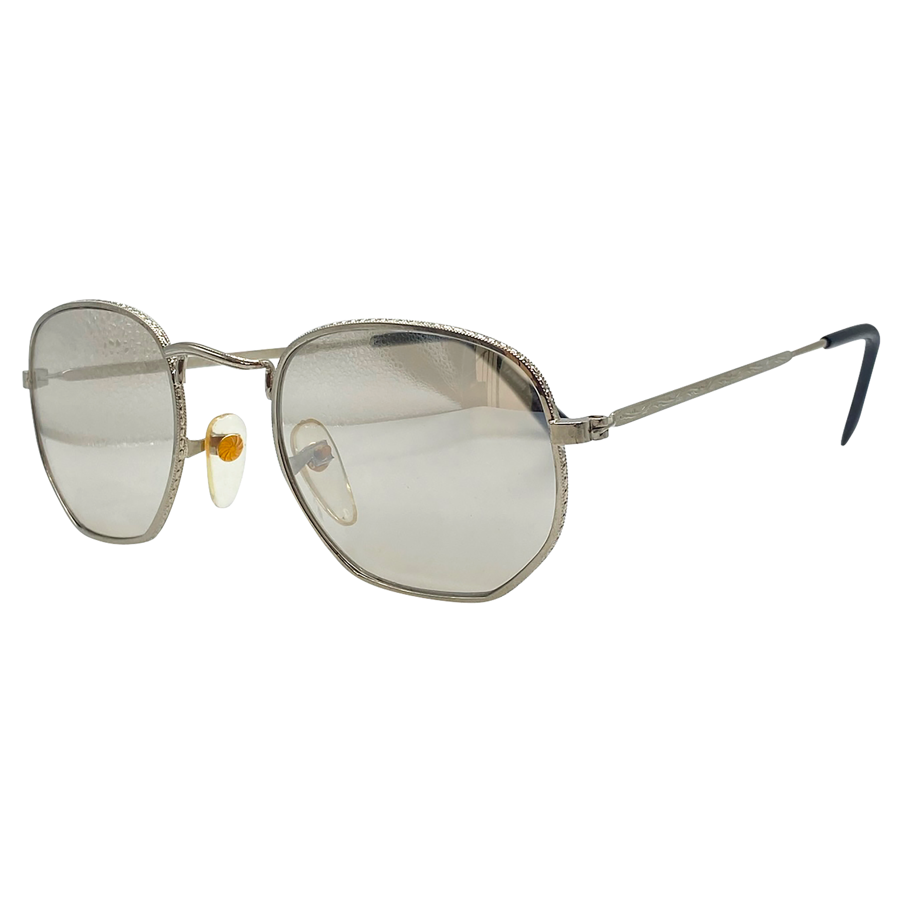VANCE Silver Angular Indie Sunglasses