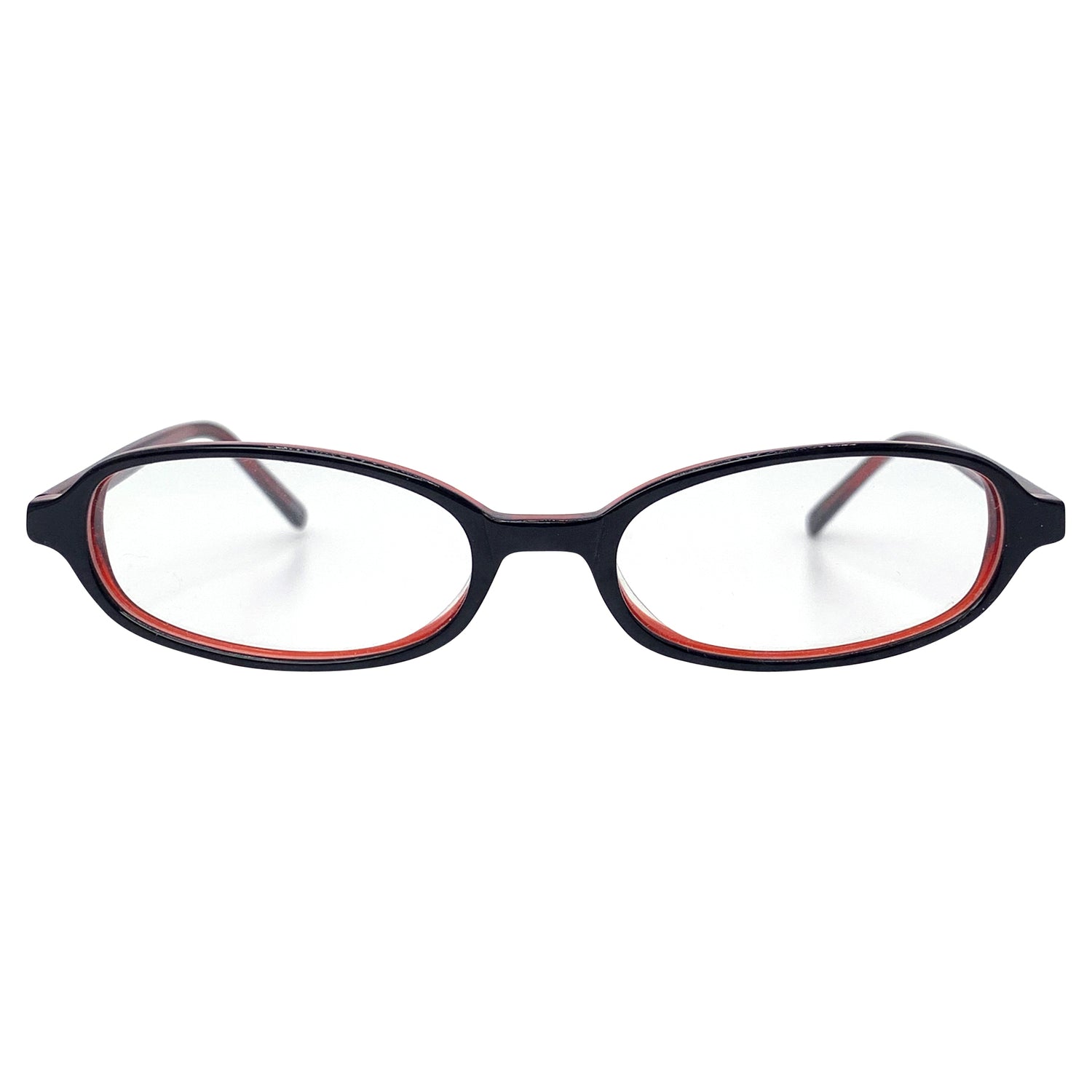VERY BERRY Clear Bayonetta-Style Glasses-Giant Vintage Eyewear