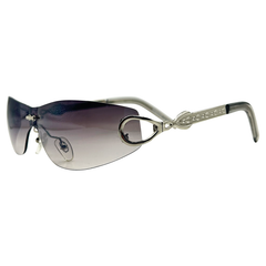VICIOUS Rimless SunglassesSilver/Smoke-Giant Vintage Eyewear