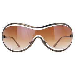 VIDEO VIXEN Shield SunglassesCopper/Amber-Giant Vintage Eyewear