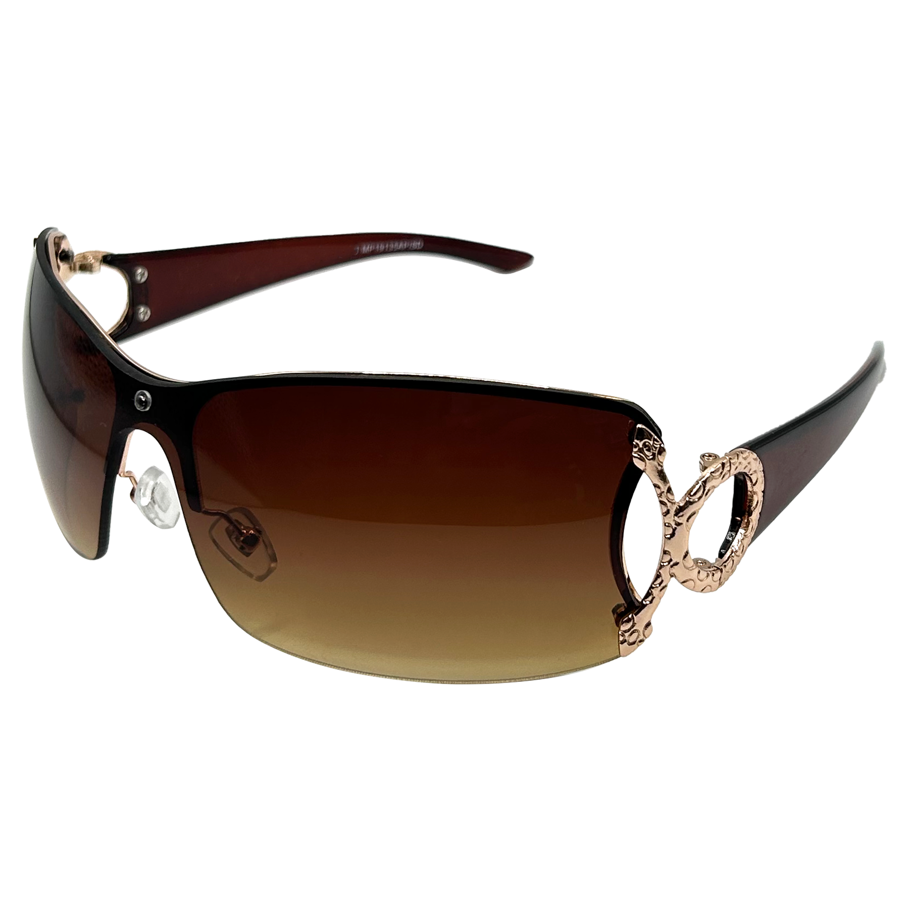 VIPER Shield Y2K Sunglasses With Snake Detail