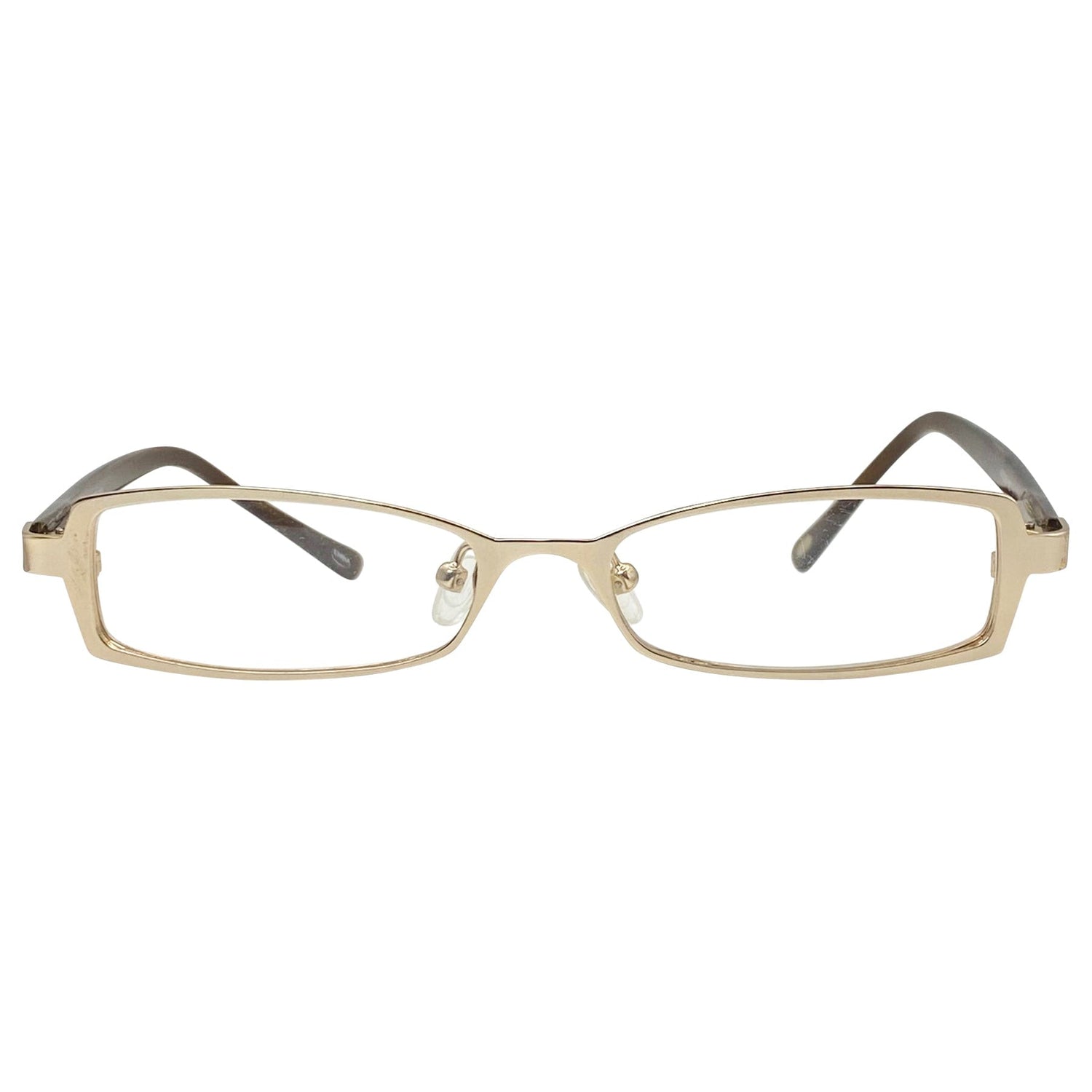 VISIONARY Clear Rectangular 90s Glasses-Giant Vintage Eyewear