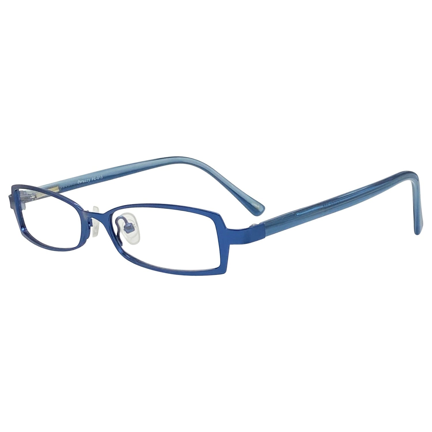 VISIONARY Clear Rectangular 90s GlassesBlue-Giant Vintage Eyewear